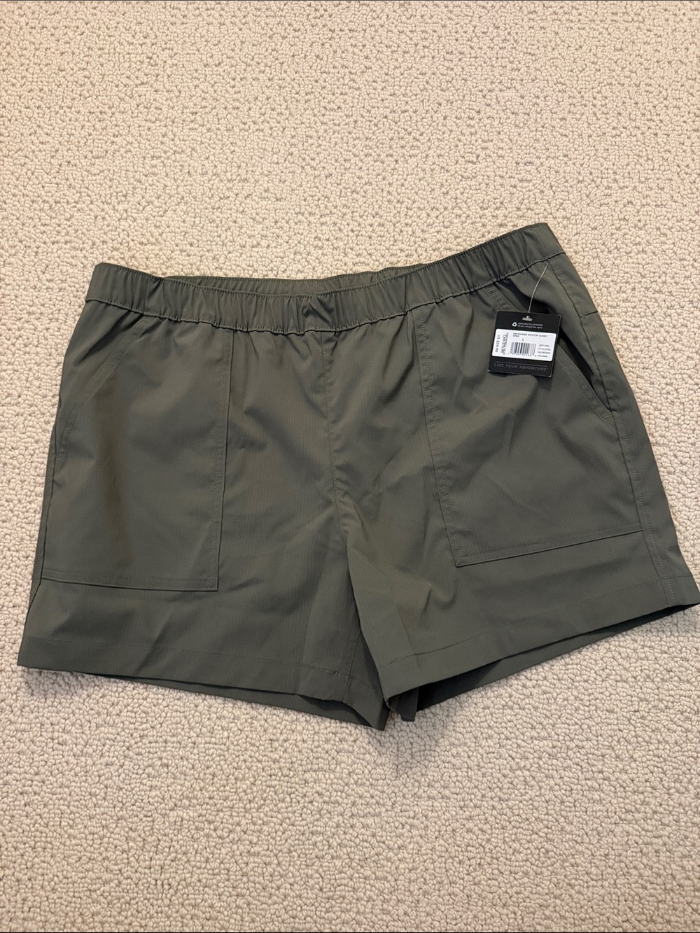 NWT Eddie Bauer Olive Women's Active Shorts